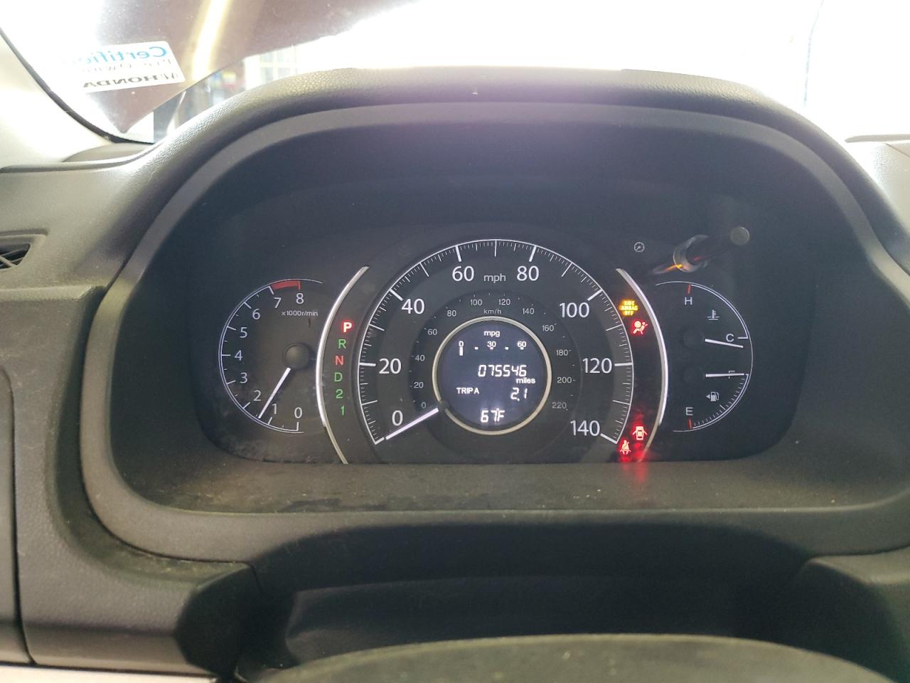 2014 Honda Cr-V Lx VIN: 5J6RM4H36EL007665 Lot: 89733195