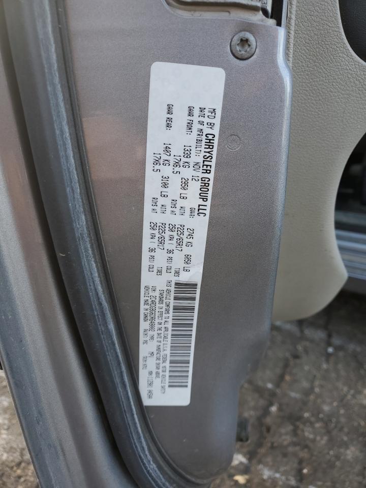 2013 Dodge Grand Caravan Se VIN: 2C4RDGBG6DR648002 Lot: 87312045