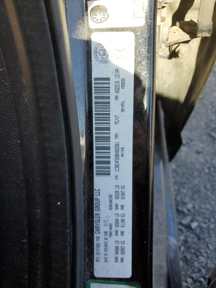 2011 Chrysler 200 Lx VIN: 1C3BC4FB3BN563361 Lot: 86800595