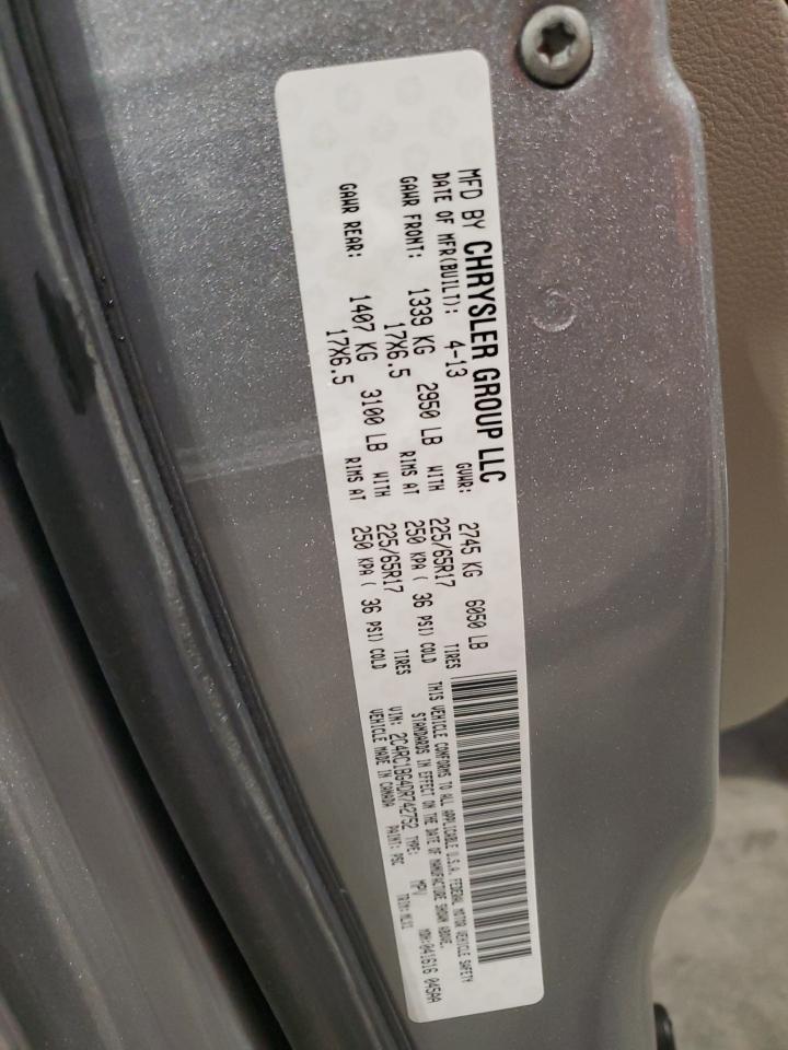 2013 Chrysler Town & Country Touring VIN: 2C4RC1BG4DR742752 Lot: 82420195