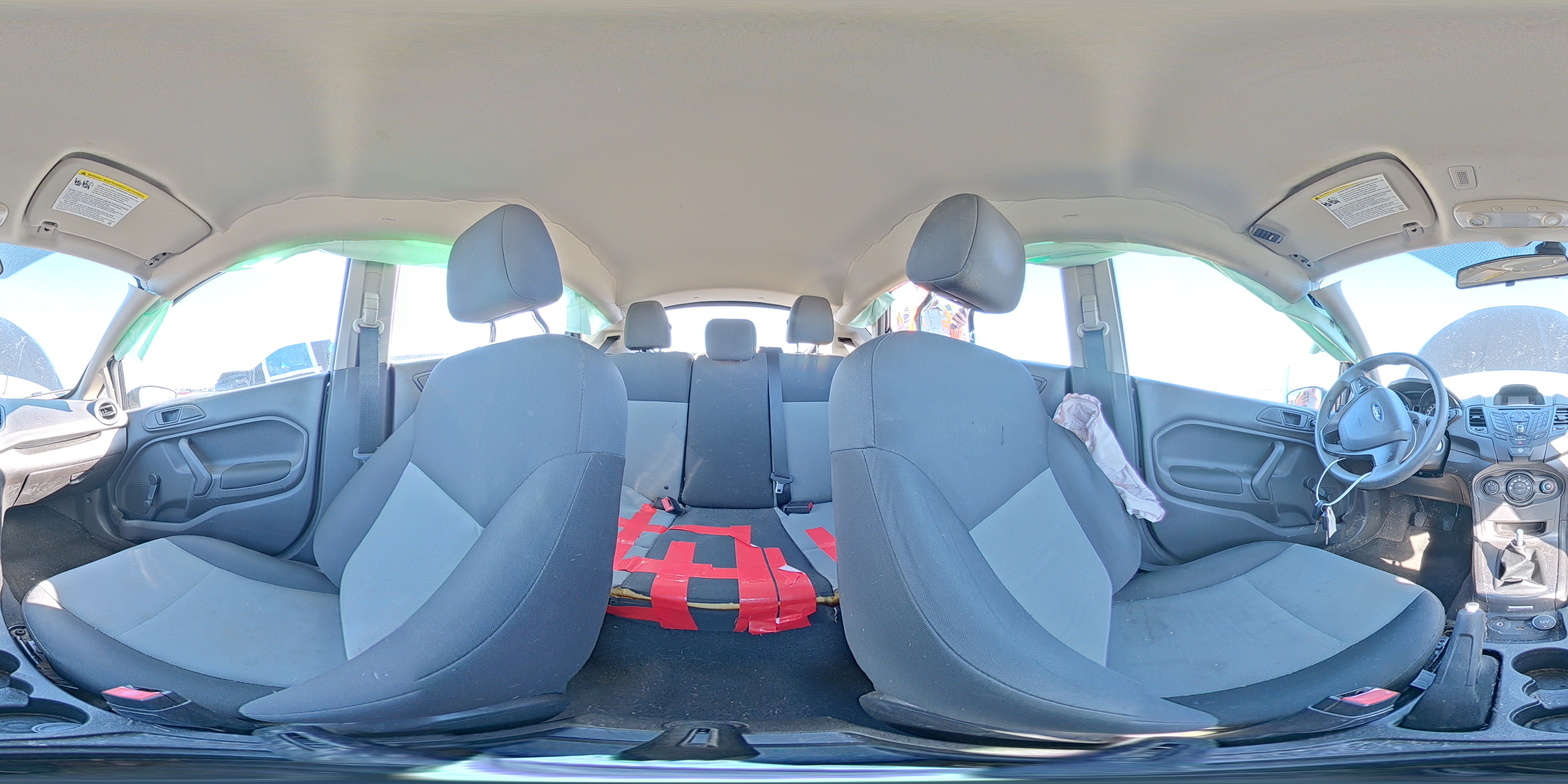 2017 Ford Fiesta S VIN: 3FADP4TJ6HM137743 Lot: 85821455