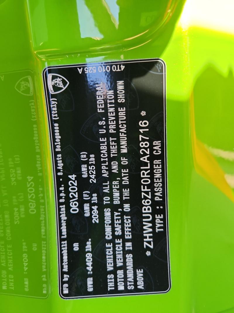 2024 LAMBORGHINI HURACAN TECNICA  