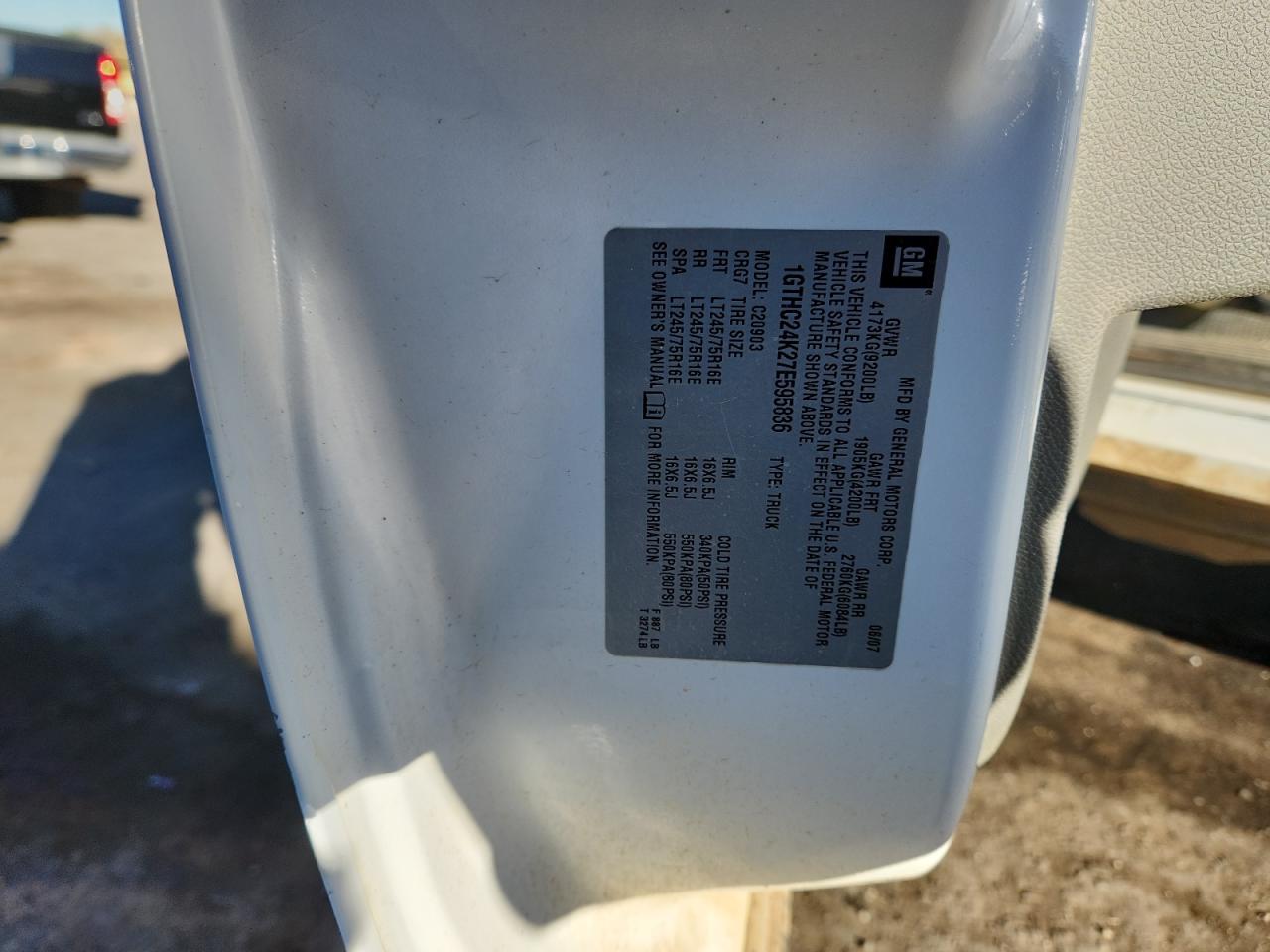 2007 GMC Sierra C2500 Heavy Duty VIN: 3GTEC14X17G208646 Lot: 89910345