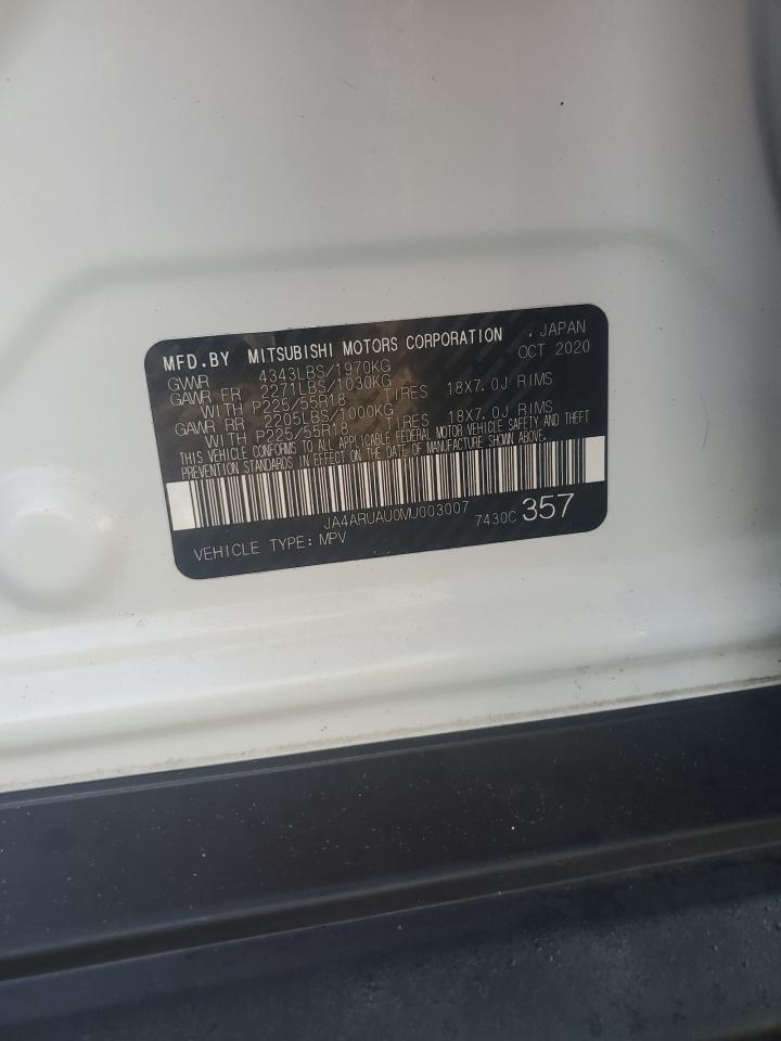 2021 Mitsubishi Outlander Sport Es VIN: JA4ARUAU0MU003007 Lot: 87418815