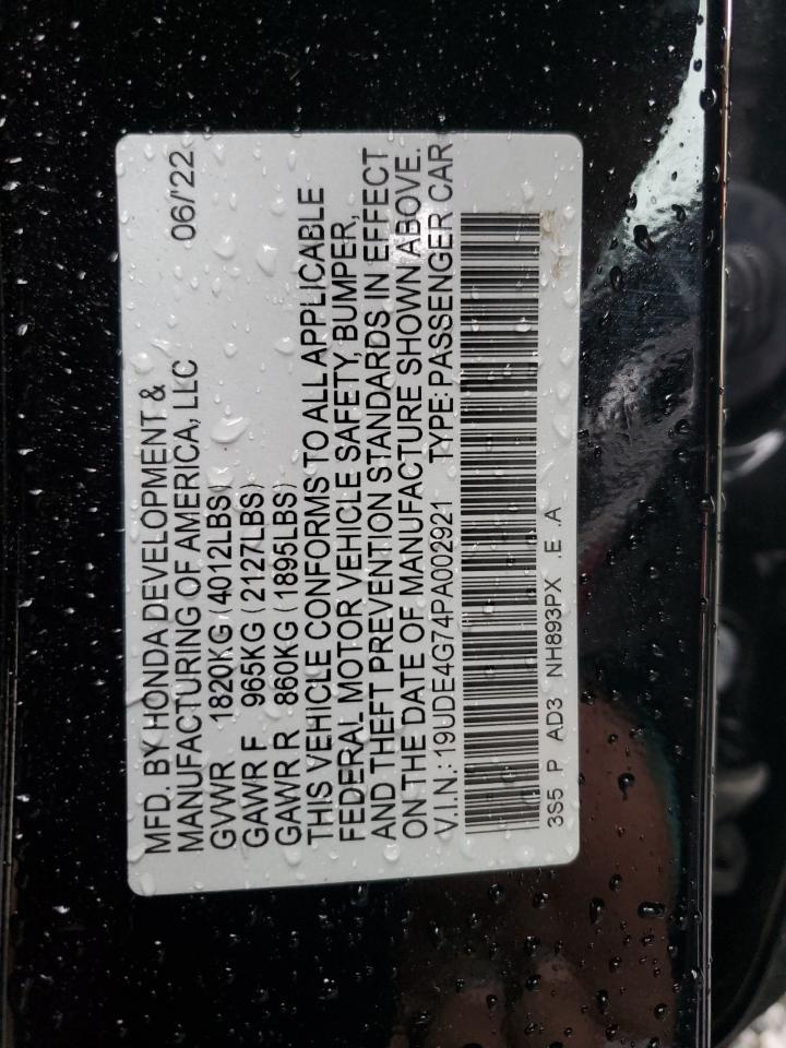 2023 Acura Integra A-Spec Tech VIN: 19UDE4G74PA002921 Lot: 82286155