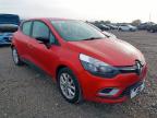 2016 RENAULT CLIO 1.2 16V PLAY 5DR for sale at Copart YORK