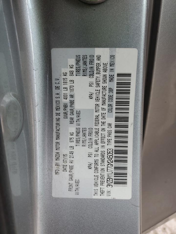 2016 Mazda 3 Sport VIN: 3MZBM1U77GM245053 Lot: 86329365