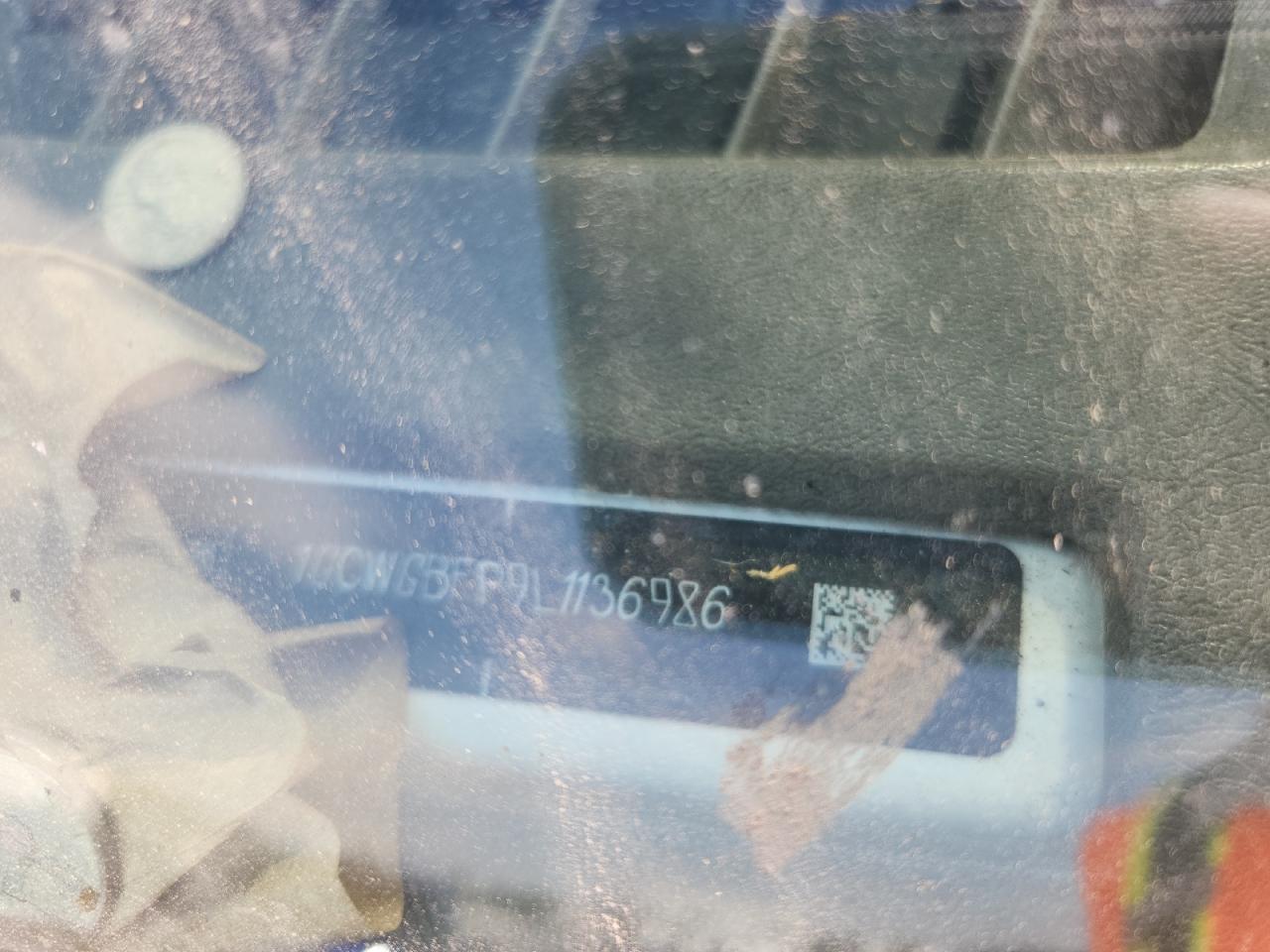 2020 Chevrolet Express G2500 VIN: 1GCWGBFP9L1136986 Lot: 82519195