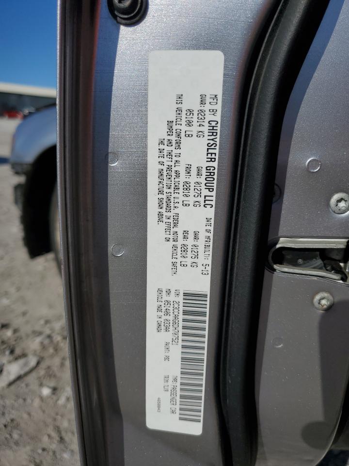 2013 Chrysler 300 VIN: 2C3CCAAG6DH707521 Lot: 89613875