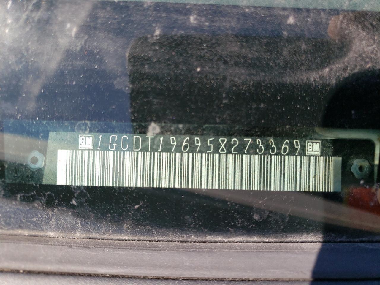 2005 Chevrolet Colorado VIN: 1GCDT196958273369 Lot: 84970175