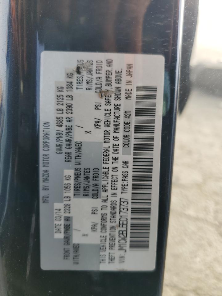 2014 Mazda 5 Sport VIN: JM1CW2BL6E0173737 Lot: 84995035