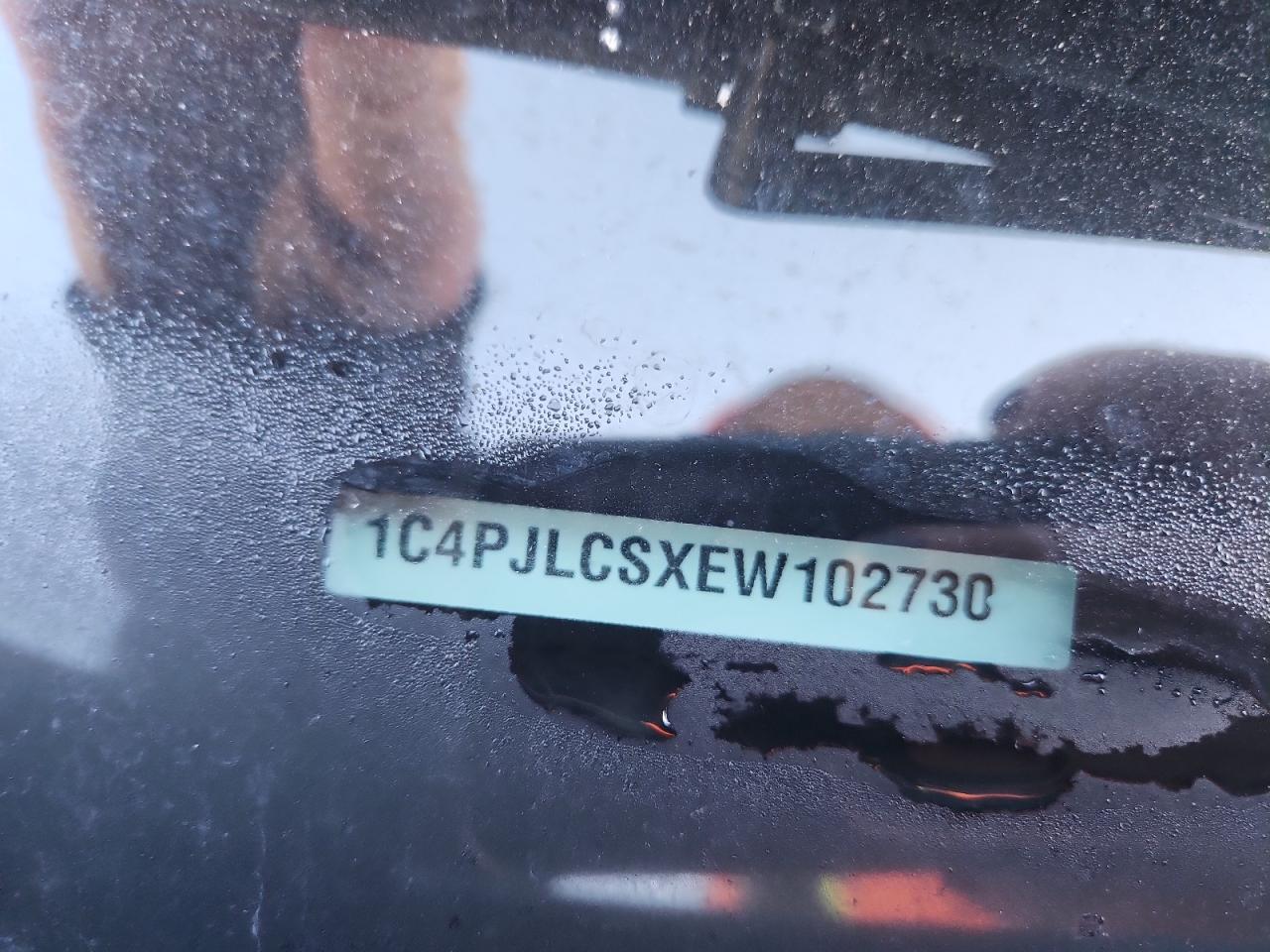 2014 Jeep Cherokee Latitude VIN: 1C4PJLCSXEW102730 Lot: 90494445