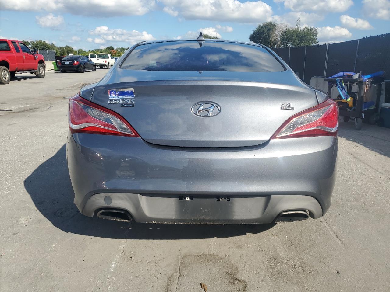 2013 Hyundai Genesis Coupe 3.8L VIN: KMHHU6KJ0DU110251 Lot: 89716715