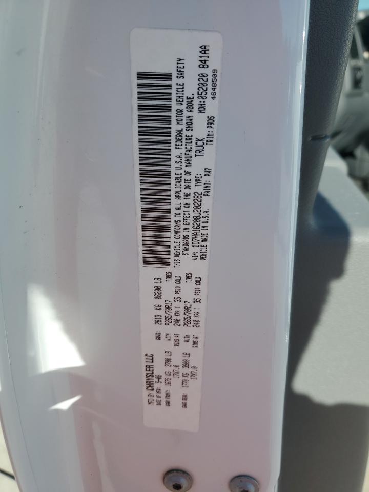 2008 Dodge Ram 1500 St VIN: 1D7HA16208J202282 Lot: 86158155