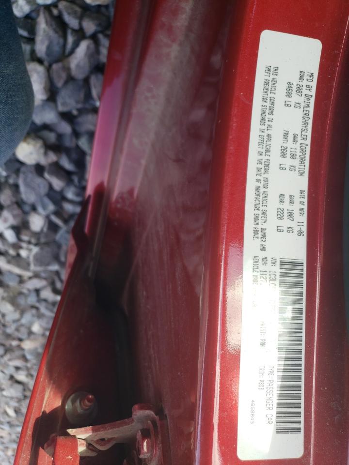 2007 Chrysler Sebring Touring VIN: 1C3LC56R77N526988 Lot: 89625795