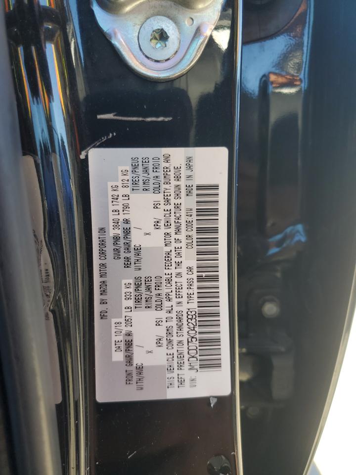 2019 Mazda Cx-3 Grand Touring VIN: JM1DKDD75K0423931 Lot: 82741495