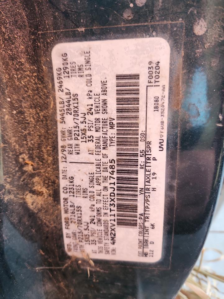 1999 Mercury Villager VIN: 4M2XV11T3XDJ17485 Lot: 90662425