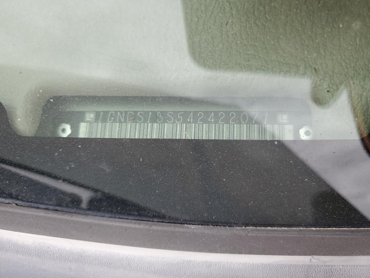 2004 Chevrolet Trailblazer Ls VIN: 1GNDS13S542422071 Lot: 90251025