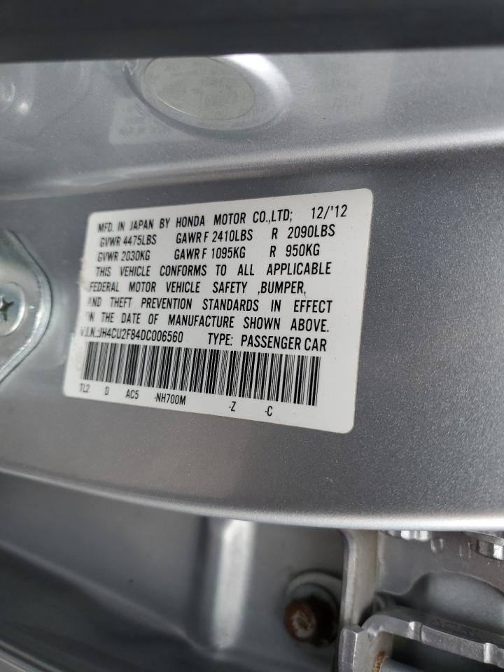 2013 Acura Tsx Se VIN: JH4CU2F84DC006560 Lot: 90881825