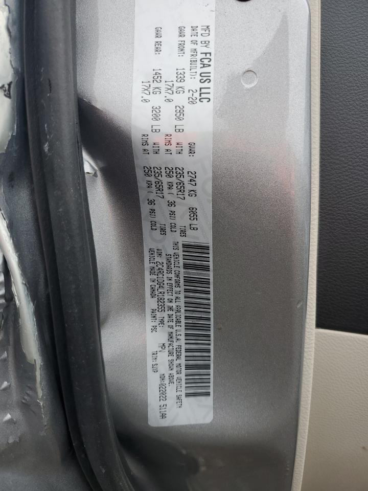 2020 Chrysler Voyager Lxi VIN: 2C4RC1DG4LR182355 Lot: 94651795