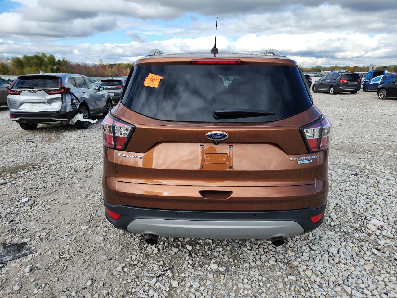 2017 Ford Escape Titanium VIN: 1FMCU9J90HUA63764 Lot: 82691835