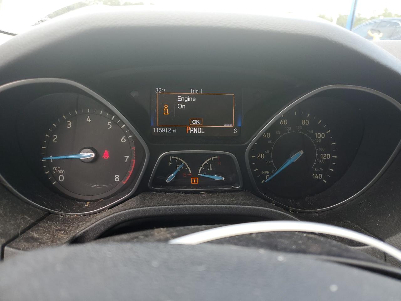 2016 Ford Focus Se VIN: 1FADP3F27GL287715 Lot: 82219905