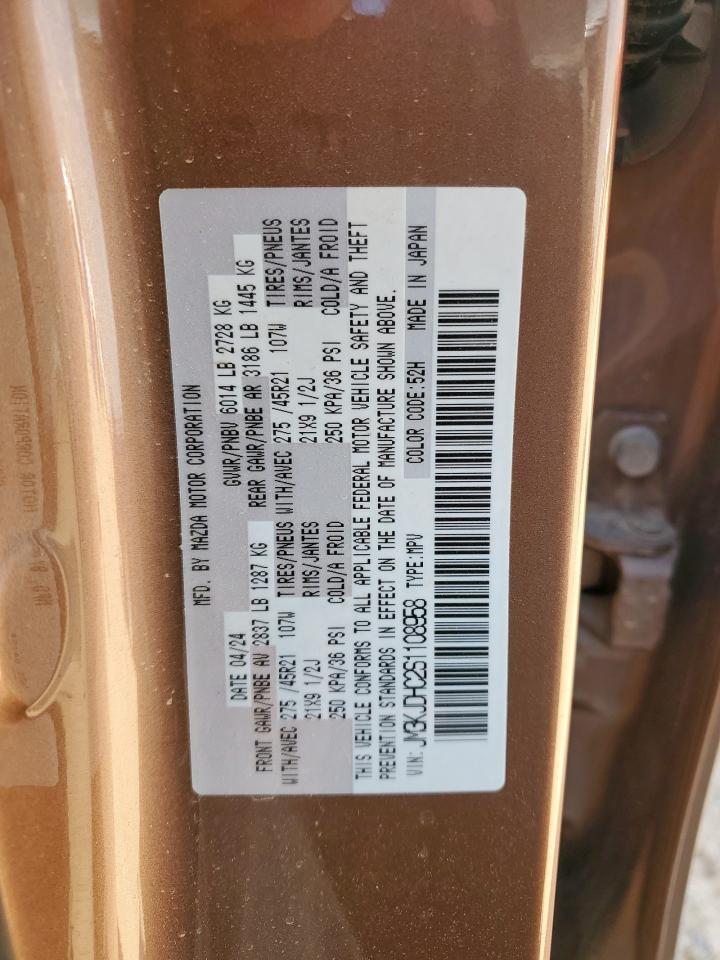 2025 Mazda Cx-70 Premium VIN: JM3KJDHC2S1108958 Lot: 86287255