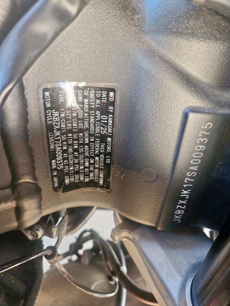 2025 KAWASAKI ZX636 K  