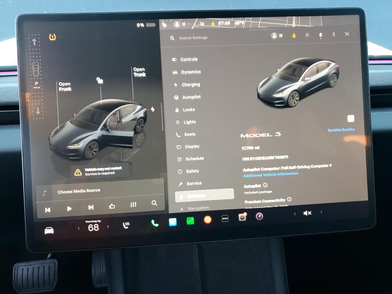 2024 Tesla Model 3 VIN: 5YJ3E1EA3RF740971 Lot: 86607215