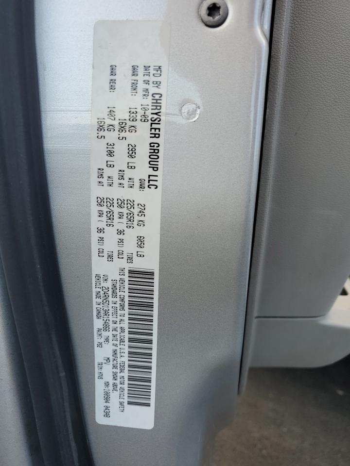 2010 Dodge Grand Caravan Sxt VIN: 2D4RN5D13AR154866 Lot: 82695005