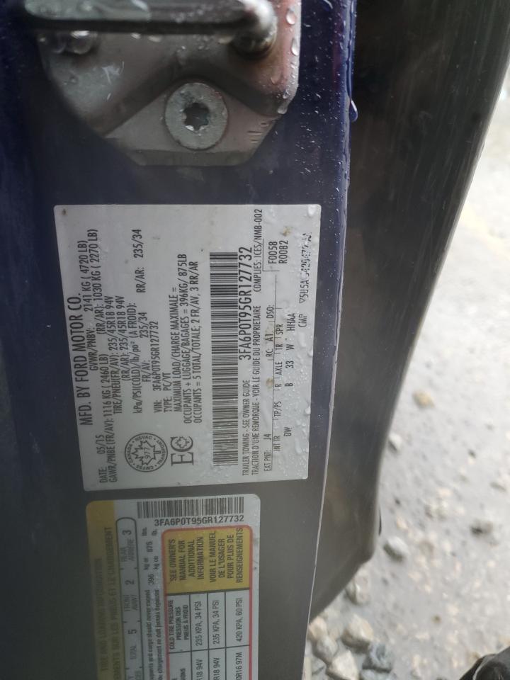 2016 Ford Fusion Se VIN: 3FA6P0T95GR127732 Lot: 85081205