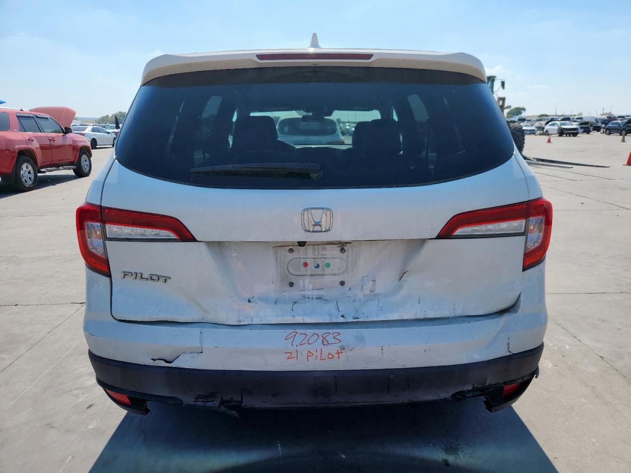 2021 Honda Pilot Ex VIN: 5FNYF5H30MB041247 Lot: 82388295