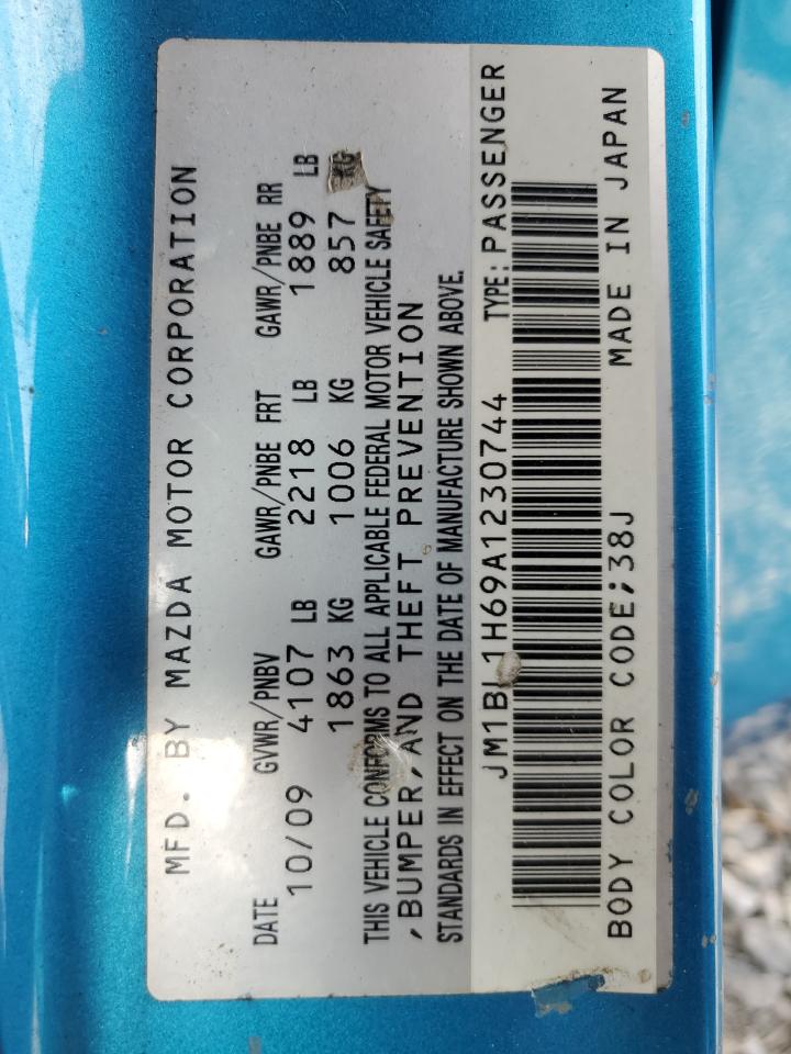 2010 Mazda 3 S VIN: JM1BL1H69A1230744 Lot: 81399365