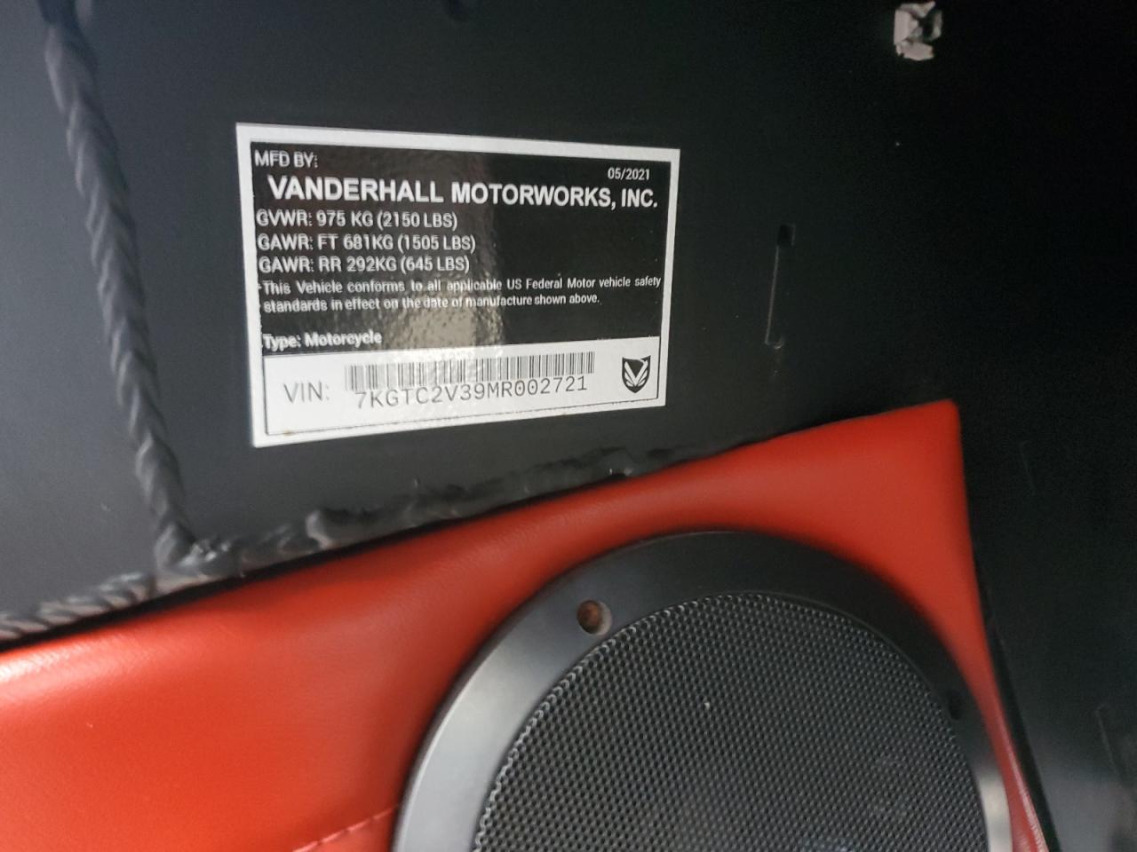 2021 Vand Venice VIN: 7KGTC2V39MR002721 Lot: 87027505