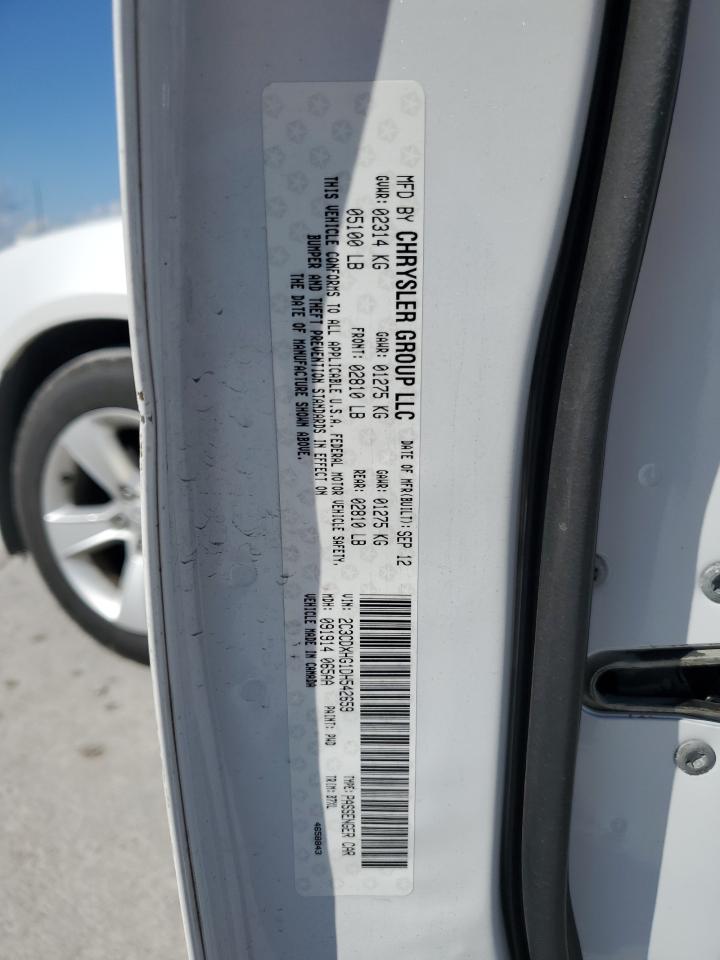 2013 Dodge Charger Sxt VIN: 2C3CDXHG1DH542659 Lot: 85279285