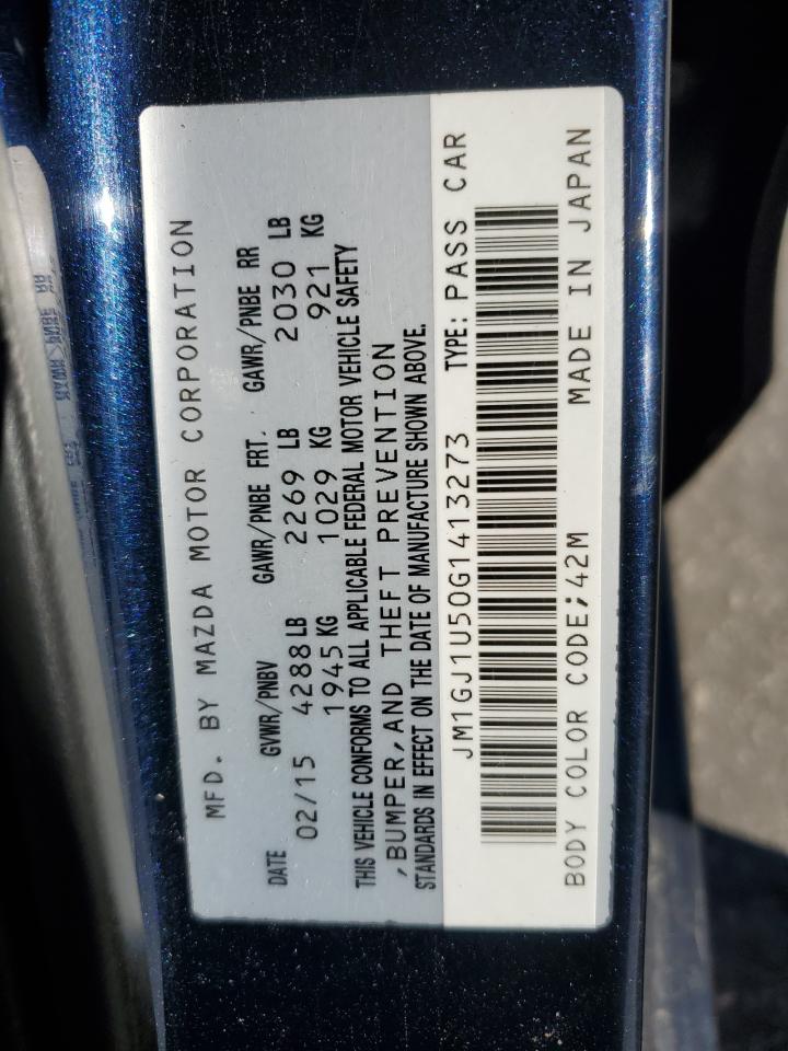 2016 Mazda 6 Sport VIN: JM1GJ1U50G1413273 Lot: 82345045
