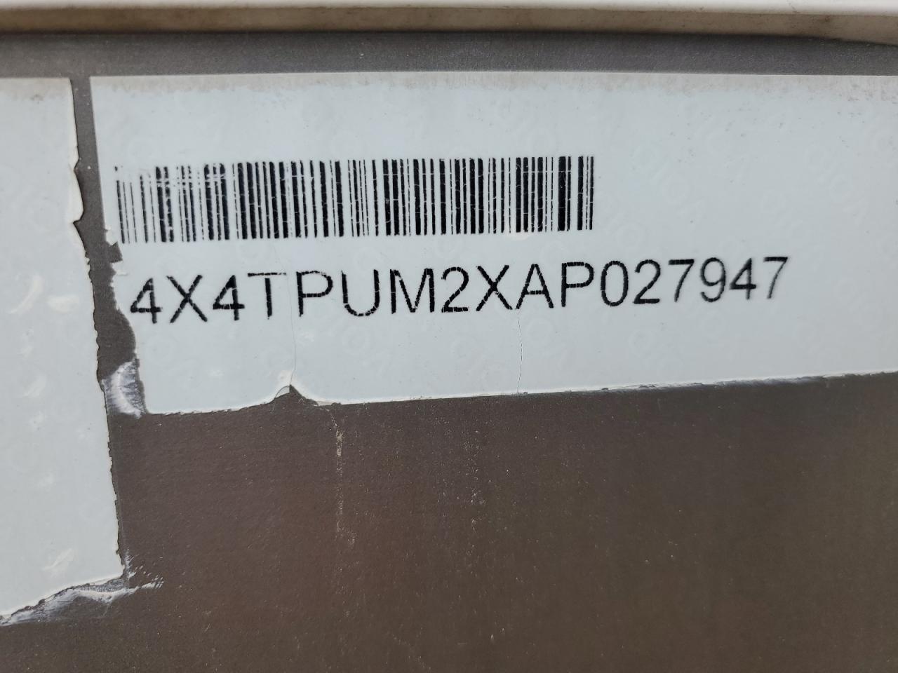 2010 Puma Puma VIN: 4X4TPUM2XAP027947 Lot: 71067225