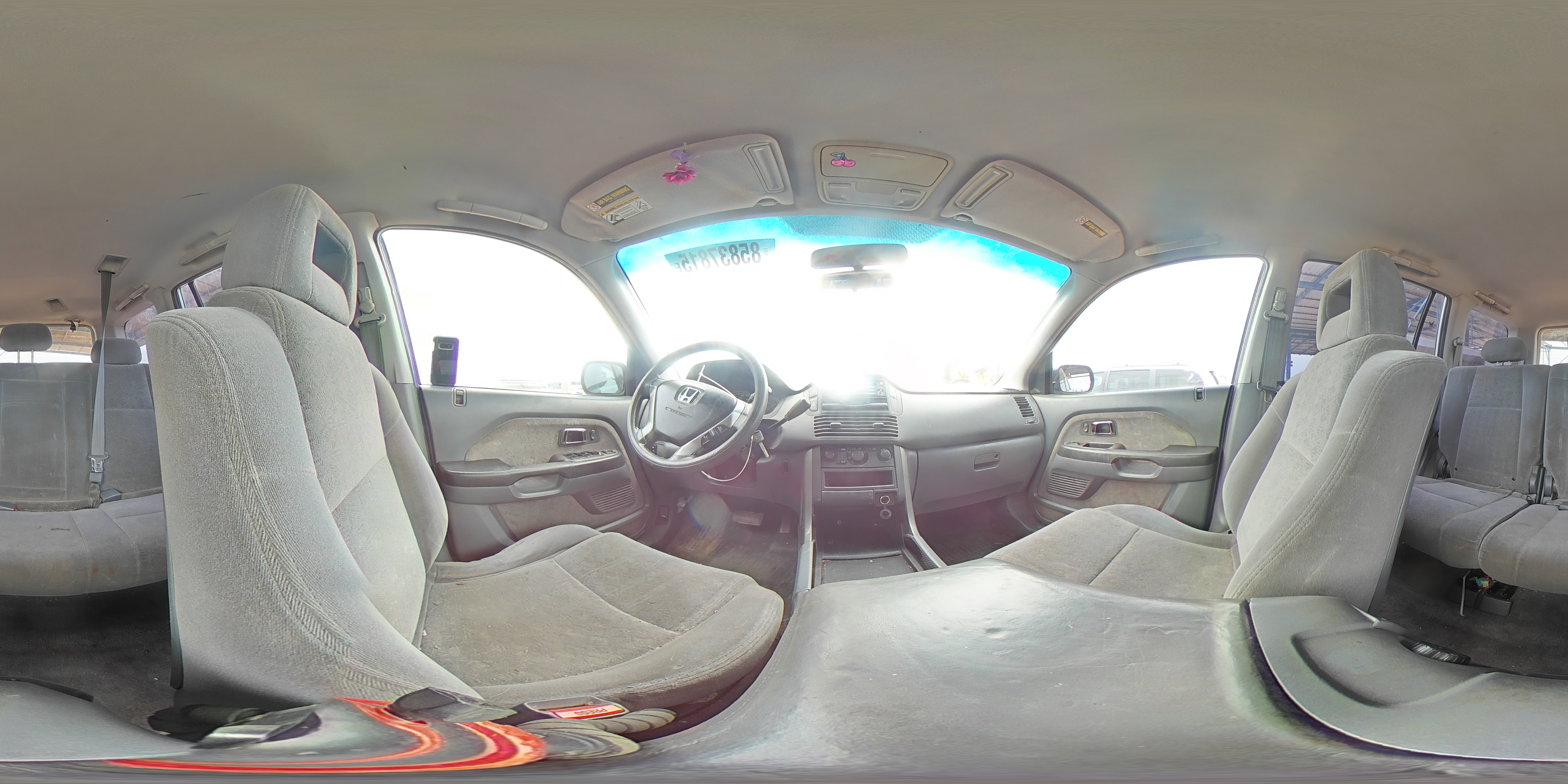 2003 Honda Pilot Lx VIN: 2HKYF18103H590700 Lot: 85837815