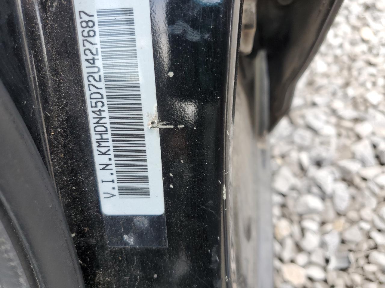 2002 Hyundai Elantra Gls VIN: KMHDN45D72U427687 Lot: 85927565