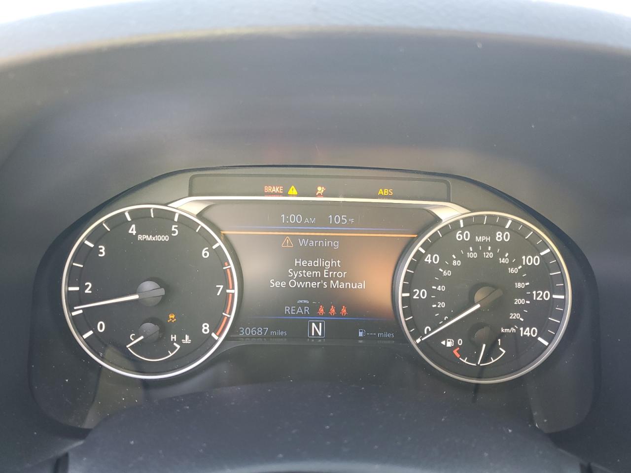 2025 Nissan Altima Sv VIN: 1N4BL4DVXSN303800 Lot: 85342755