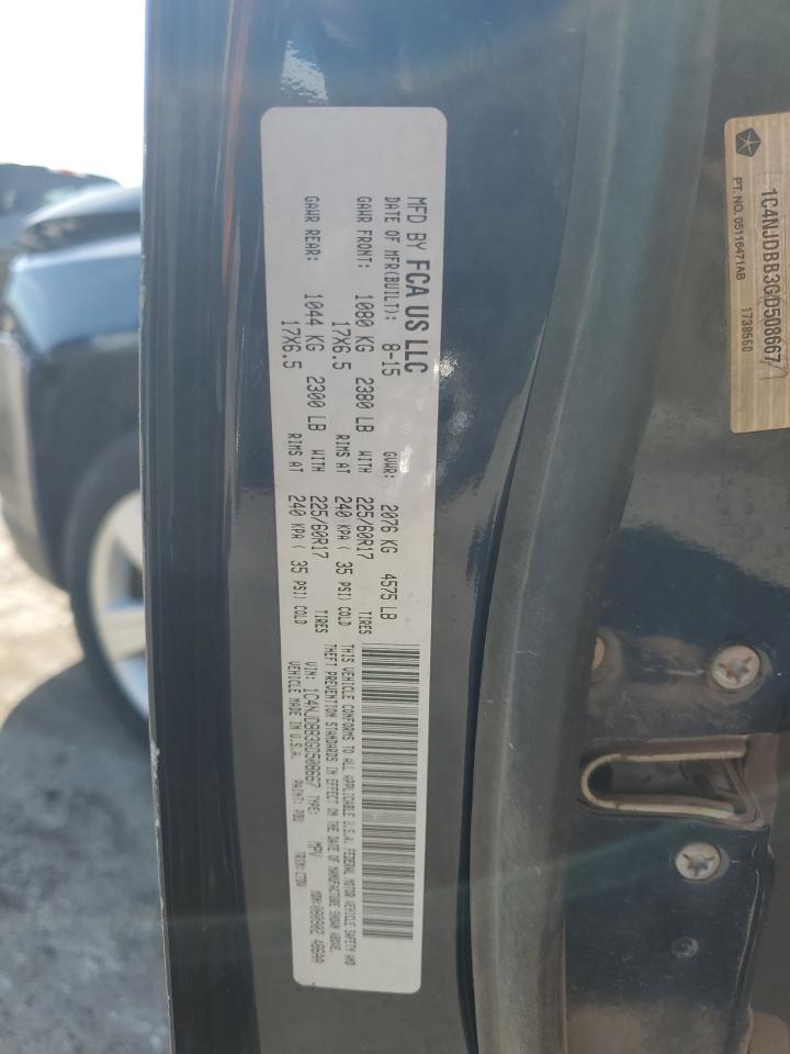 2016 Jeep Compass Sport VIN: 1C4NJDBB3GD508667 Lot: 84358735