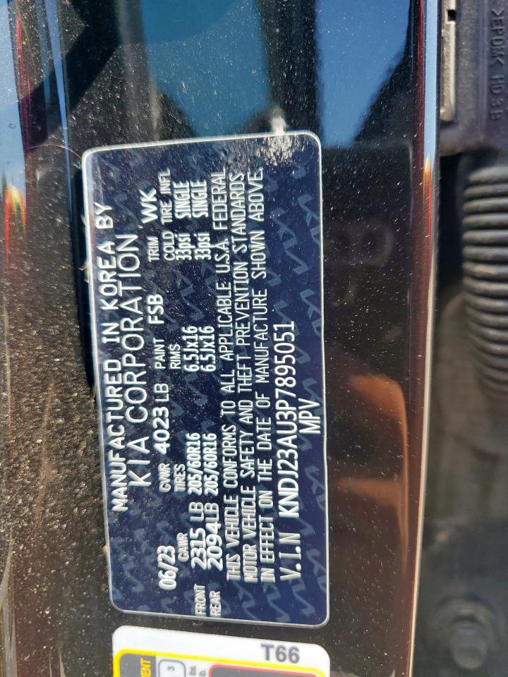 2023 Kia Soul Lx VIN: KNDJ23AU3P7895051 Lot: 85717585