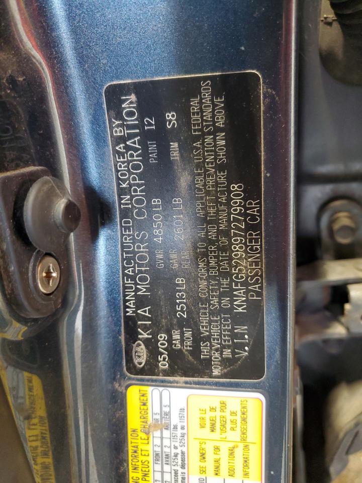 2009 Kia Rondo Base VIN: KNAFG529897279908 Lot: 90282775