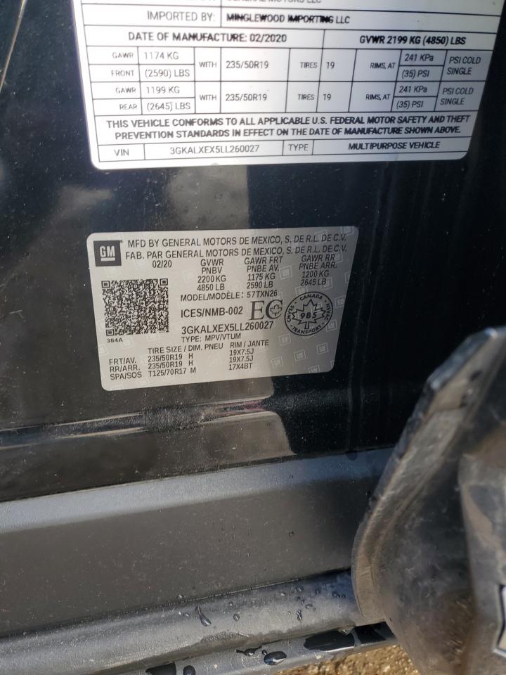 2020 GMC Terrain Denali VIN: 3GKALXEX5LL260027 Lot: 82514775
