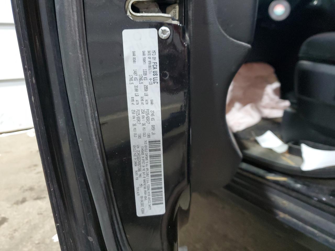 2019 Dodge Grand Caravan Gt VIN: 2C4RDGEG7KR671586 Lot: 86067735