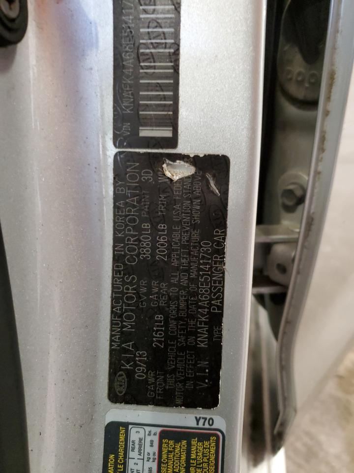 2014 Kia Forte Lx VIN: KNAFK4A68E5141730 Lot: 82752685