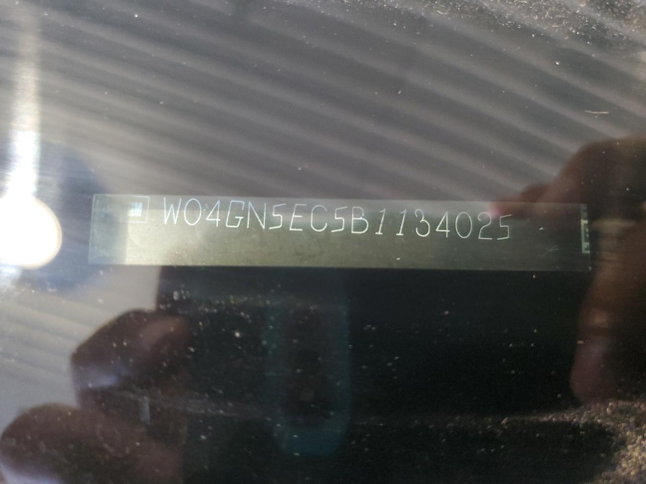 2011 Buick Regal Cxl VIN: W04GN5EC5B1134025 Lot: 84016835