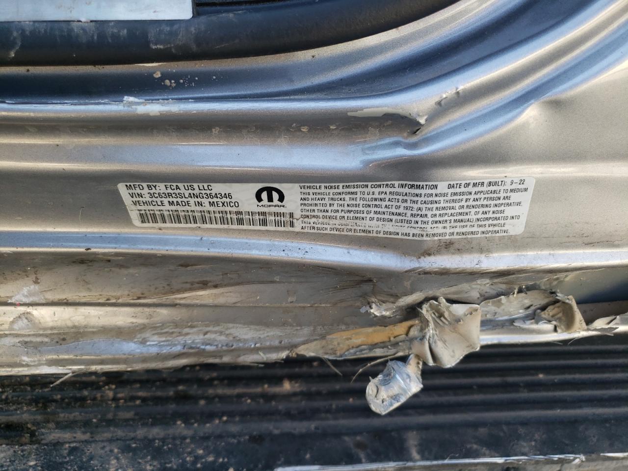 2022 Ram 3500 Limited VIN: 3C63R3SL4NG364346 Lot: 84772265