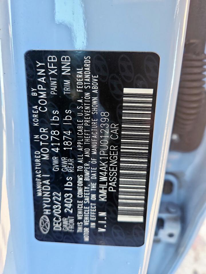 2023 Hyundai Elantra N VIN: KMHLW4AK1PU012398 Lot: 90386905