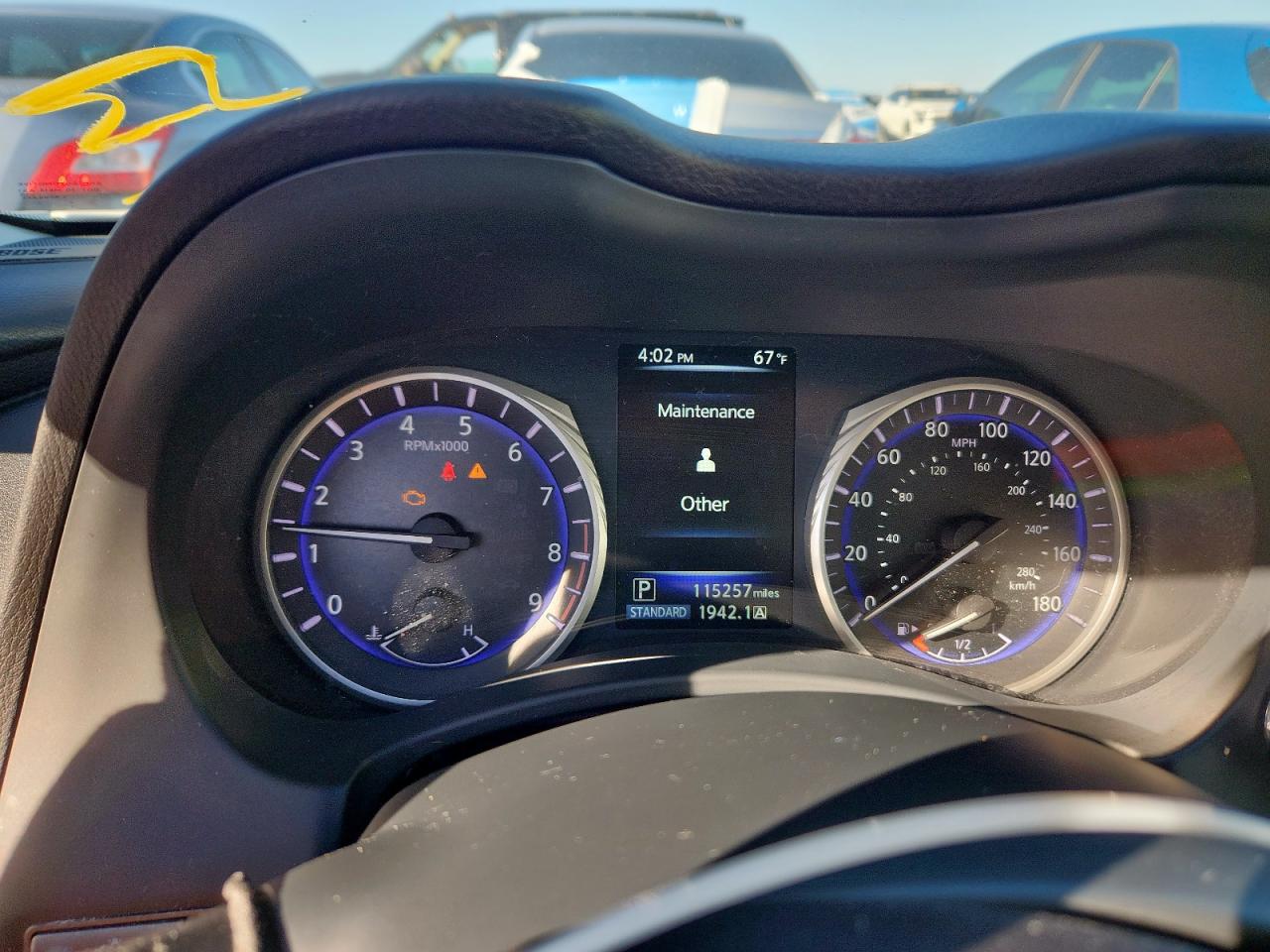 2015 Infiniti Q50 Base VIN: JN1BV7AR4FM418663 Lot: 86886695